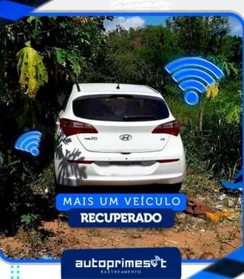 Veículo recuperado pela AutoPrimeSat #12