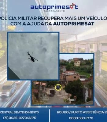Veículo recuperado pela AutoPrimeSat #3